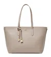 Aspinal Of London Leather East West Tote Bag In Neutral