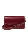 Aspinal Of London Womens Eliza Leather Clutch Bag Merlot In Burgundy