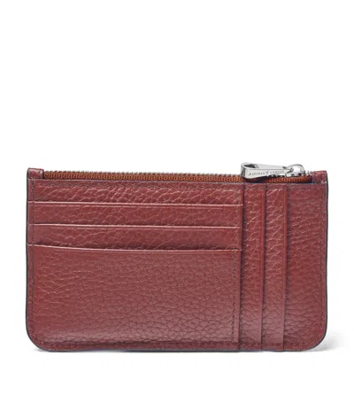 Aspinal Of London Leather Ella Card Holder In Red