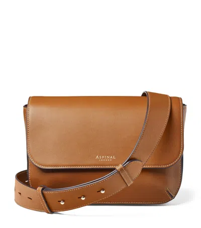 ASPINAL OF LONDON LEATHER ELLA GRANDE CROSS-BODY BAG