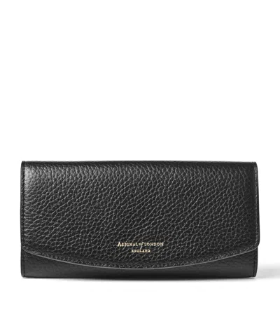 Aspinal Of London Leather Essential Wallet In Black