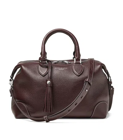 ASPINAL OF LONDON LEATHER HUDSON BOWLING BAG