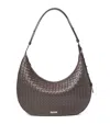 Aspinal Of London Leather Hudson Crescent Cross-body Bag In Brown