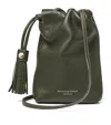 Aspinal Of London Womens Green Hudson Leather Cross-body Bag In Green