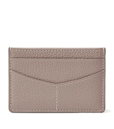 Aspinal Of London Leather Hudson Slim Card Holder In Neutral