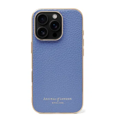 ASPINAL OF LONDON LEATHER IPHONE 16 PRO CASE