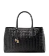 Aspinal Of London Leather London Tote Bag In Black