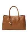 Aspinal Of London Leather London Tote Bag In Brown