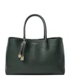 Aspinal Of London Womens Alpine Green London Leather Tote Bag In Green