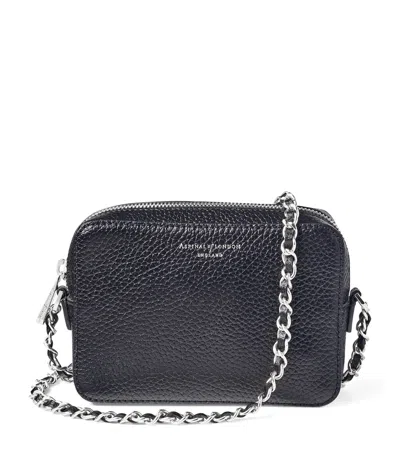 Aspinal Of London Leather Milly Cross-body Bag In Black