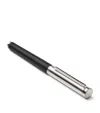Aspinal Of London Leather Rollerball Pen In Black