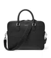 Aspinal Of London Mens Mount Street Logo-embellished Leather Laptop Bag In Black