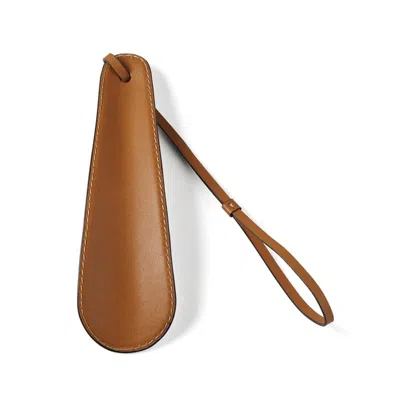 Aspinal Of London Leather Shoehorn In Brown