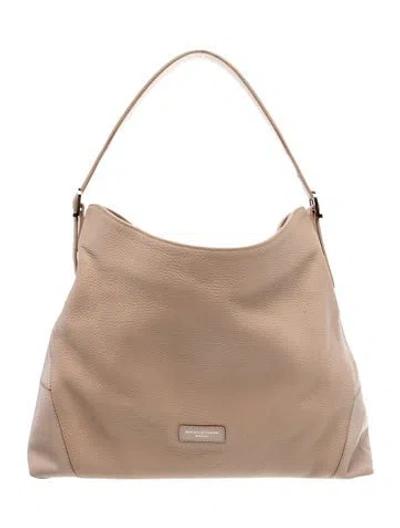 Pre-owned Aspinal Of London Leather Shoulder Bag In Neutral