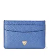 Aspinal Of London Womens Capri Blue Slim Leather Card Holder In Blue
