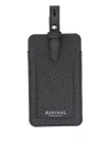 Aspinal Of London Leather Tag In Black