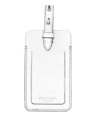 Aspinal Of London Leather Tag In White