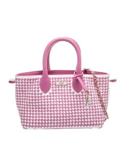 Pre-owned Aspinal Of London Leather Top Handle Bag In Multi