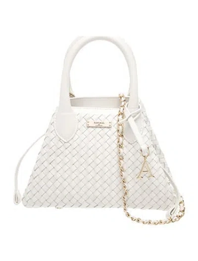 Pre-owned Aspinal Of London Leather Top Handle Bag In Neutrals