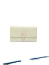 Aspinal Of London Leather Travel Wallet In White