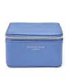 Aspinal Of London Leather Watch And Ring Box In Blue