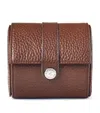 Aspinal Of London Leather Watch Roll In Brown