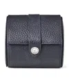 Aspinal Of London Leather Watch Roll In Navy