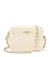 Aspinal Of London Womens Ivory Milly Logo-plaque Leather Shoulder Bag In Neutral