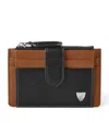 ASPINAL OF LONDON LEATHER ZIP-UP CARD HOLDER