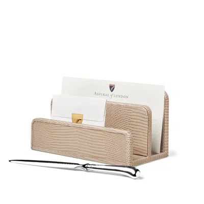 Aspinal Of London Letter Rack In Neutral