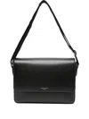 Aspinal Of London Logo-detail Messenger Bag In Black