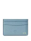 Aspinal Of London Logo-plaque Cardholder In Blue