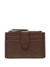 Aspinal Of London Logo-stamp Leather Wallet In Brown