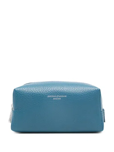 Aspinal Of London London Makeup Bag In Blue