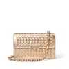 Aspinal Of London Lottie Clutch In Gold