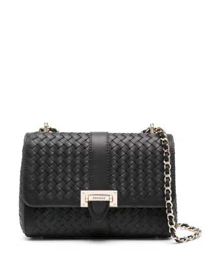 Aspinal Of London Lottie Shoulder Bag In Black