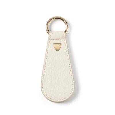 Aspinal Of London Magnetic Hat Clip In Ivory Pebble In Yellow