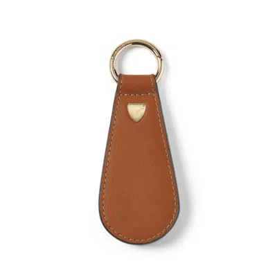 Aspinal Of London Magnetic Hat Clip In Smooth Tan In Brown