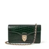 Aspinal Of London Mayfair Clutch In Green