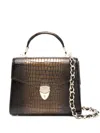 Aspinal Of London Mayfair Leather Tote Bag In Schwarz