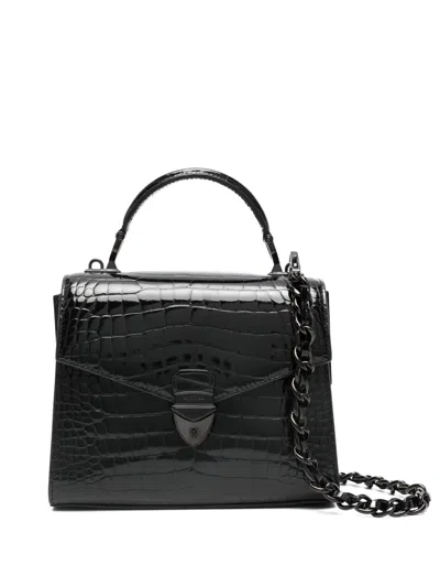 Aspinal Of London Mayfair Top-handle Bag In Schwarz