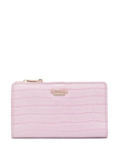 Aspinal Of London Mayfair Wallet In Pink