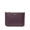 Aspinal Of London Medium Ella Pouch In Purple