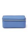 Aspinal Of London Medium Leather Travel Jewellery Case In Blue