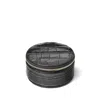 Aspinal Of London Medium Round Jewellery Box In Black
