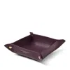 Aspinal Of London Medium Soft Tidy Tray In Purple