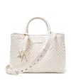 Aspinal Of London Medium Woven Leather London Tote Bag