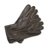 Aspinal Of London Men's Cashmere Lined Leather Gloves