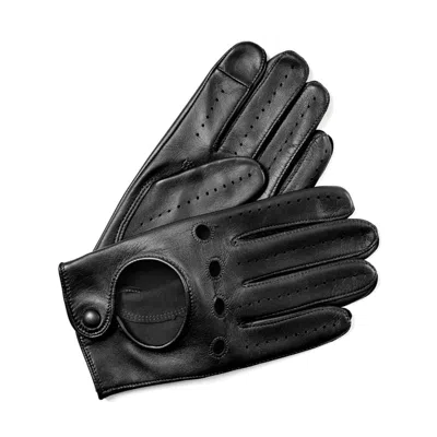 Aspinal Of London Men's Driving Gloves In Black