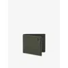 Aspinal Of London Mens Forestgreen Billfold Logo-embellished Leather Wallet In Forestgreen